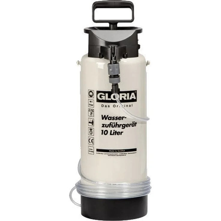 GLORIA Wasserzuführgerät Typ 10 L, 3bar, Kunststoff u. Restmengenentleerung
