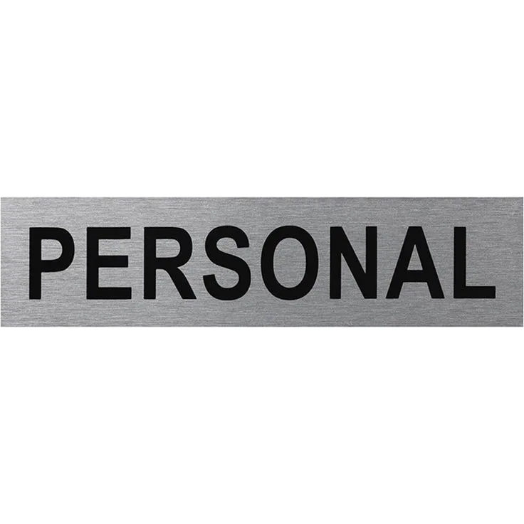 Türschilder in verschieden Größen + Bilder + Sprüche Türschild selbstklebend Firmenschild Personal 160x40mm BWE