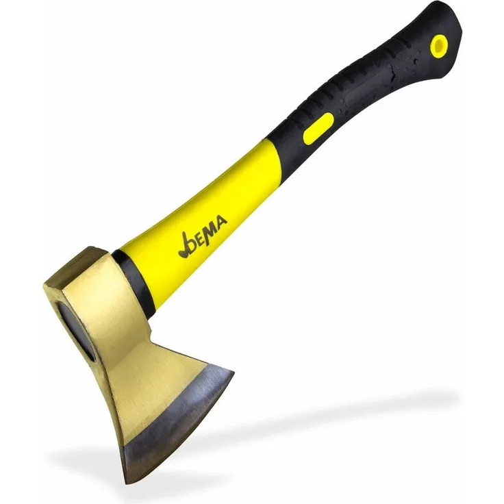 Dema Beil Spaltbeil 600g mit Fiberglas Stiel 33cm Axt Spaltaxt Handbeil