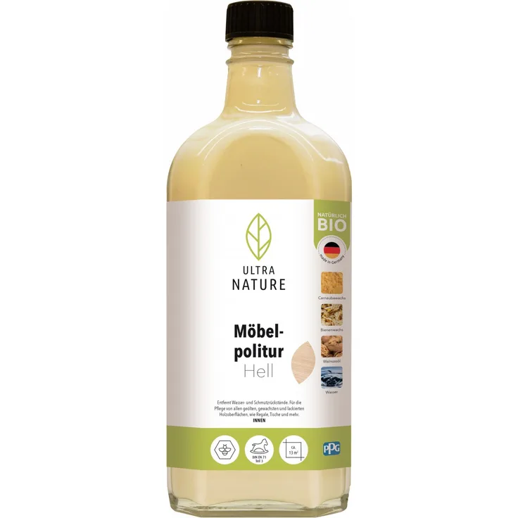 Ultra Nature Möbelpolitur 250 ml, hell