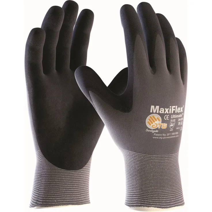 3er Pack MaxiFlex Ultimate Arbeitshandschuhe, Größe: XL