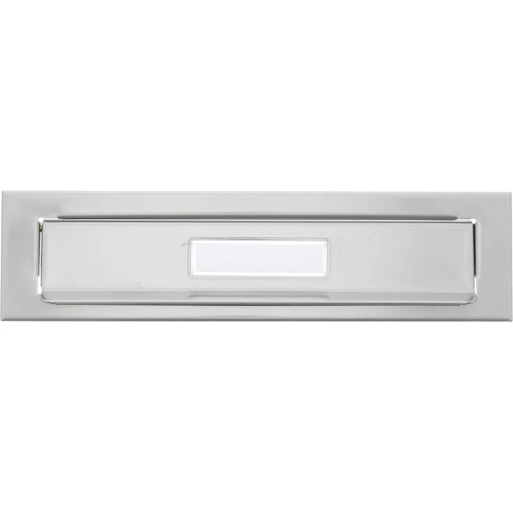 BURG-WÄCHTER Außen-Einwurfblende mit Namensschild, Edelstahl, Porta 791 Ni – Bild 1