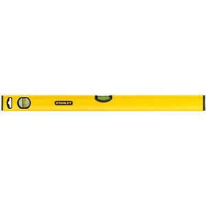 Bild für Stanley Wasserwaage Klassik (80 cm Länge, horizontale-vertikale Libelle, Schockabsorber, Genauigkeit ±0.5mm-m)