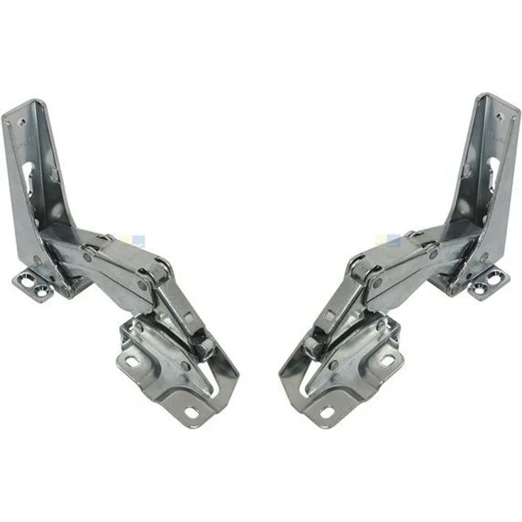  Türscharnier Set, Scharnier-Set rechts oben + rechts unten Hettich 10246.05 + 10247.05 AEG Electrolux 2211257015 + 2211258013 - Daniplus