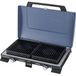 Campingaz 400 SG Gasgrill klein, elektronisch, blau, mit Deckel, 2.200 Watt
