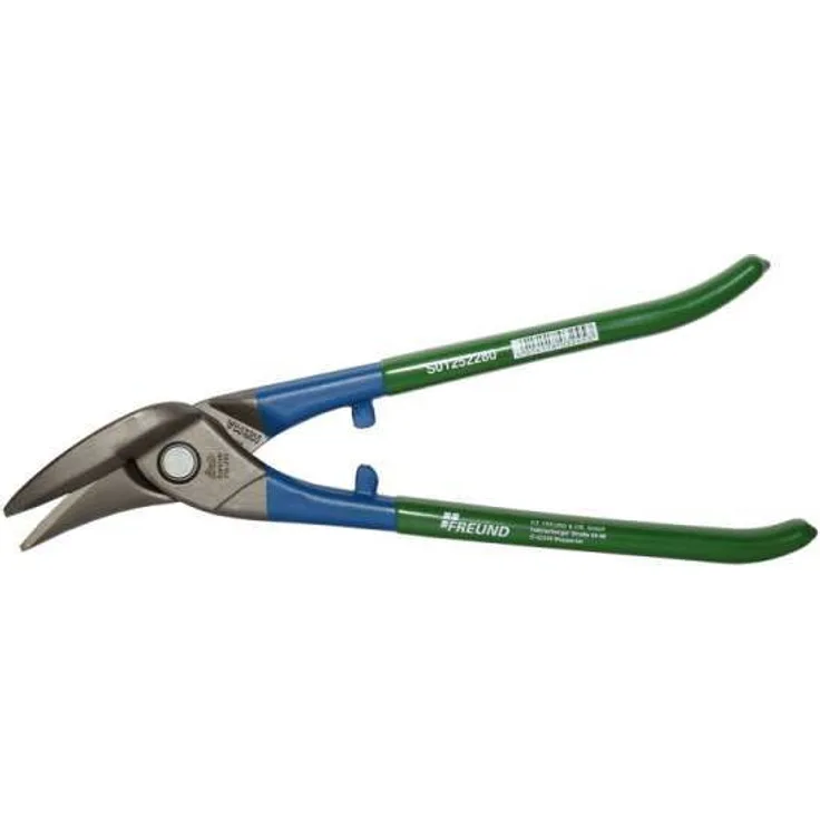 Idealschere rechts, PVC Griffe Edelstahl, HRC 59 grün S1252280 - Freund