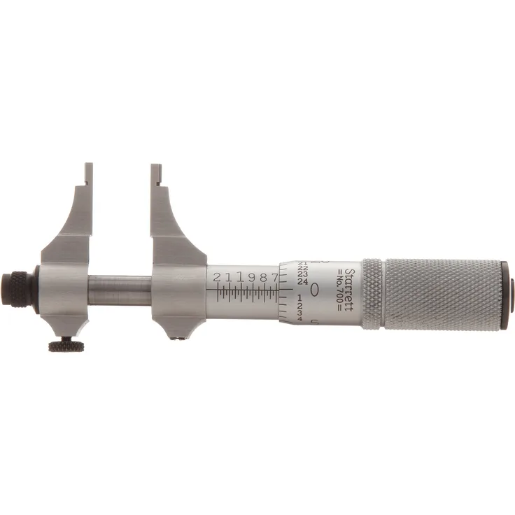 Starrett 700 A Vernier Innen), Zange, Typ 0,5 3 cm, 0 cm Graduation, Genauigkeit +--0.0002 ''