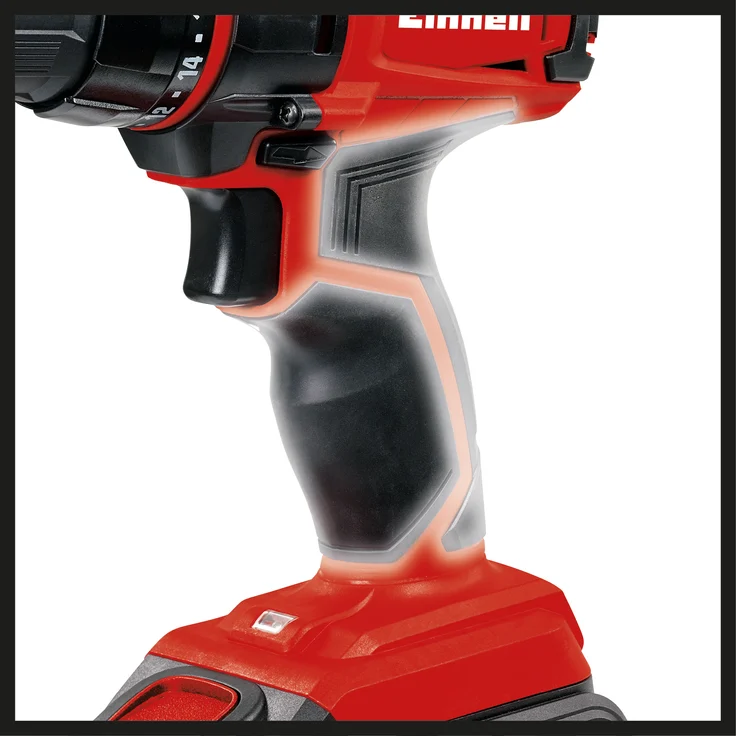 Einhell Akku-Bohrschrauber TC-CD 18-2 Li (Lithium Ionen, 18V, 2-Gang-Getriebe, Spindelarretierung, 18+1 Drehmomenteinstellungen, LED-Licht) – Bild 6