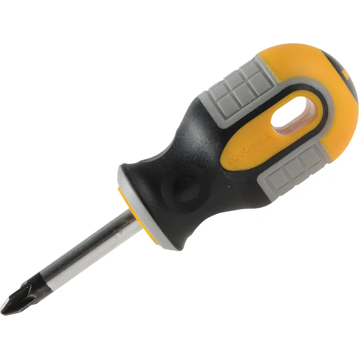 Roughneck Screwdriver Pozidriv PZ2 38mm Stubby