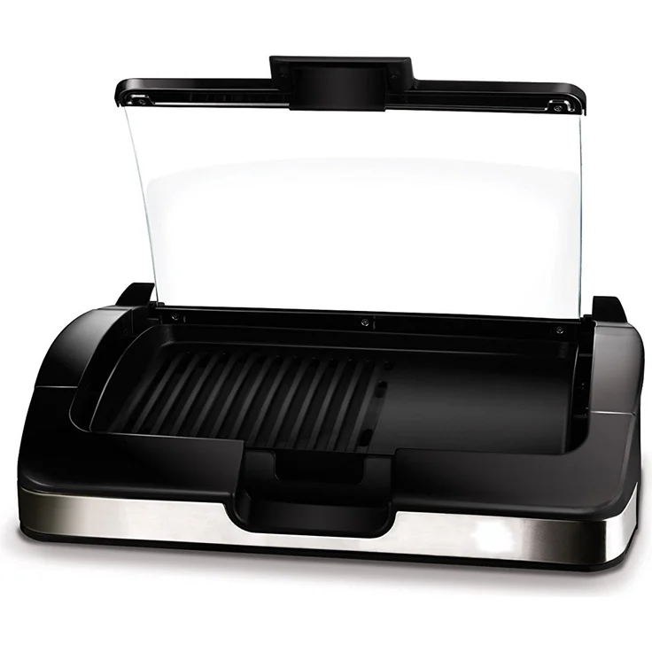 Cloer 6720 Barbecue-Grill mit Standfuss und Glasplatte – Bild 5