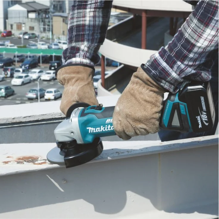 Makita Akku-Winkelschleifer + Akku-Schlagbohrschrauber Kombo-Kit 18 V (DHP485Z + DGA504Z) - DLX2334J – Bild 8