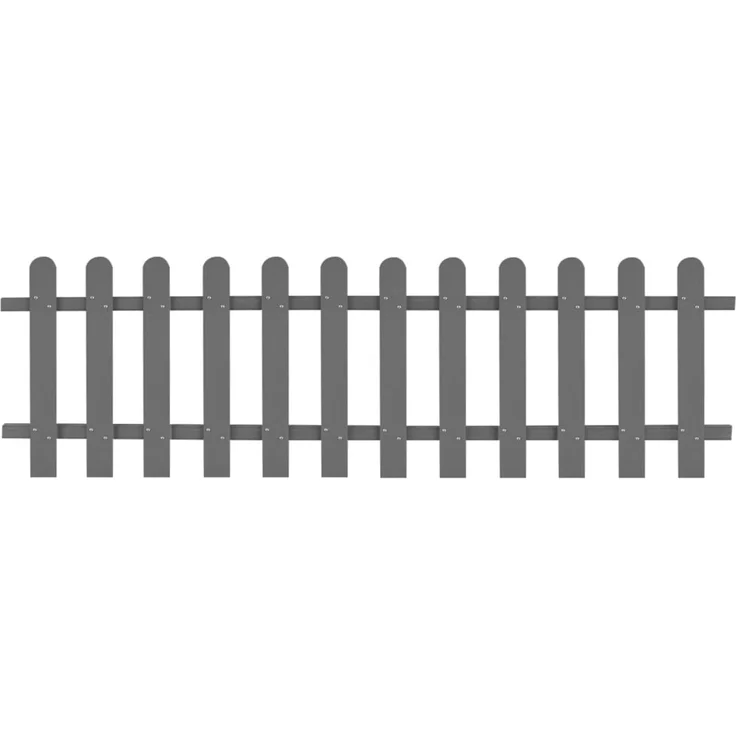 vidaXL Lattenzaun WPC 200 x 60 cm – Bild 1