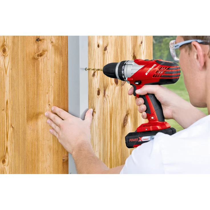 Einhell Akkuschrauber TE-CD 18 Li Set Power X-Change PXC (Li-Ion, 18 V, 2 Gang, 48 Nm, LED-Licht, Koffer, 1,5 Ah Akku und Ladegerät) – Bild 11