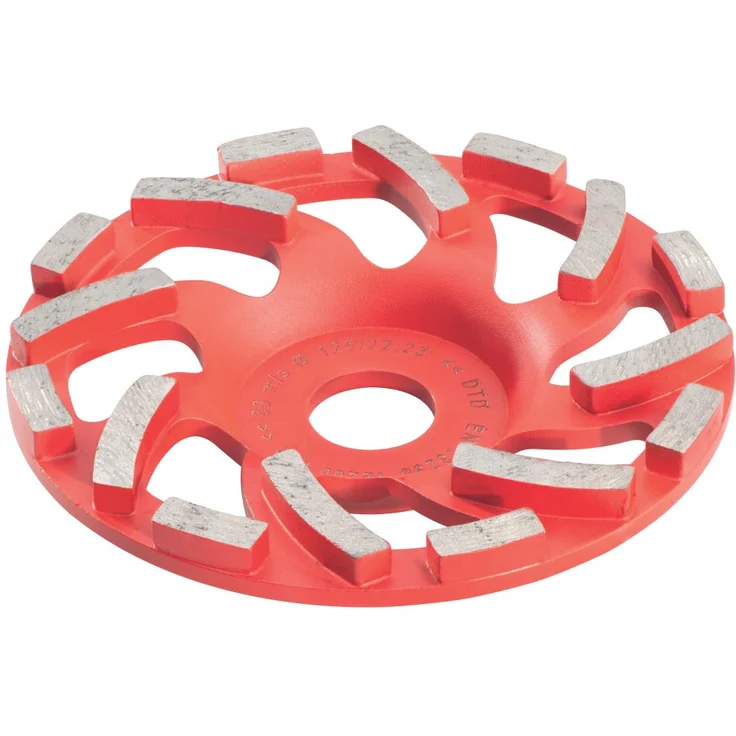Metabo Diamantschleiftopf professional (Durchmesser x Bohrung: 125x22,23 mm, Segmentanzahl: 16, max. 80 m-s) 628205000 – Bild 1