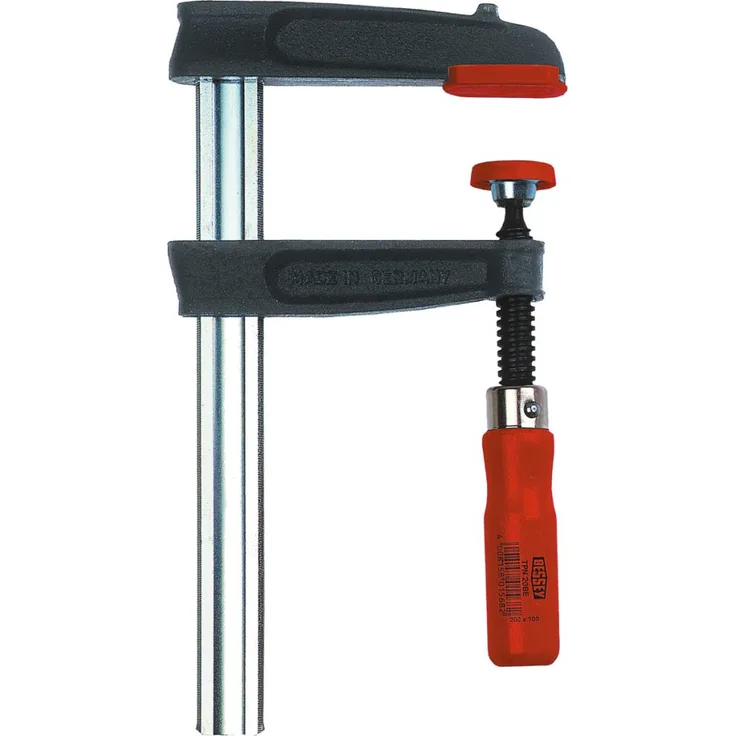 BESSEY Temperguss Schraubzwinge TPN-BE Spannweite 400 mm Ausladung 120 mm