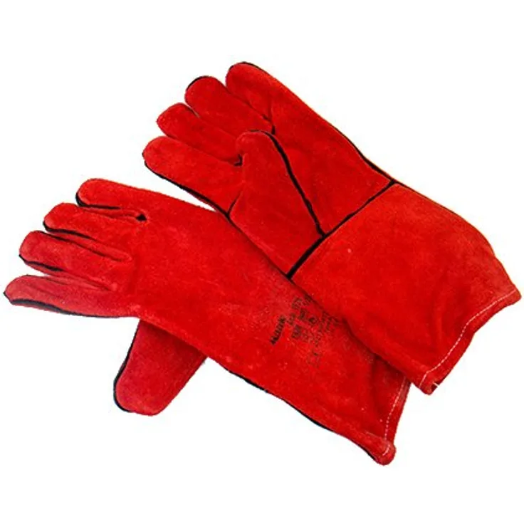 Mauk 1928 1 Paar Rote Schweißhandschuhe Welding Glove AB EN388, XL