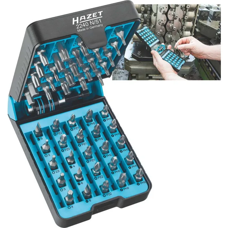 HAZET BitE?-Box - Schraubendreher-Einsatz (Bit)-Satz 2240N-51