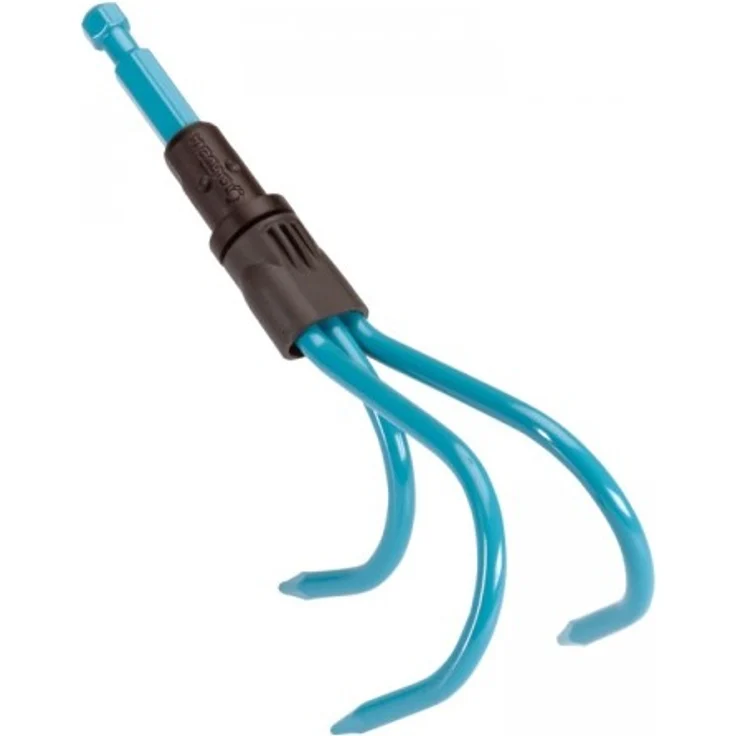 GARDENA combisystem-Grubber: Hacke mit 3 Zinken, ideales Gartenzubehör zum Lockern und Lüften des Bodens, 9 cm Arbeitsbreite, passend zu allen cs-Stielen (3166-20) – Bild 1