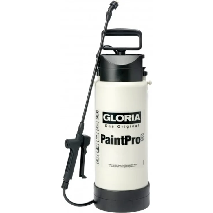 GLORIA Drucksprüher PaintPro 5, 5L, Ölfest für Grundierungen, Farben, Lacke auf Wasserbasis – Bild 1