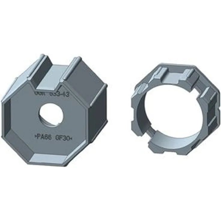 Rademacher Adapter-Set Achtkantwelle 60mm Medium Ku.intelligente Rohrmotoren