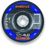 Rhodius Schruppscheibe (Form 27) KSM 125 x 7,0 x 22,23 (200018)