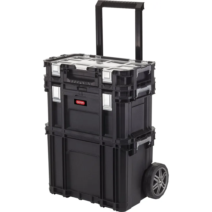 KETER 238273 Werkzeugkasten-Set Schwarz