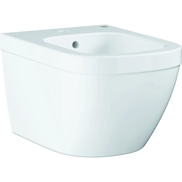 Grohe Wandbidet EURO KERAMIK 1 Hahnloch, mit Überlauf alpinweiß