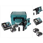 Makita DHR281RMJ Brushless Akku Bohrhammer 28 mm im Makpac mit 2x 18 V- 4 Ah-4000 mAh Akku und Ladegerät