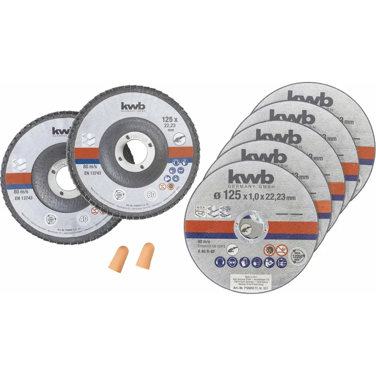 Metall-Set Trennscheiben 125 7er Dose – Bild 1