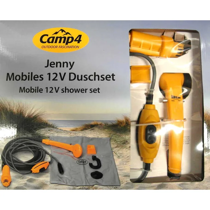 Camp4 Outdoor Dusche 12V mit Tauchpumpe