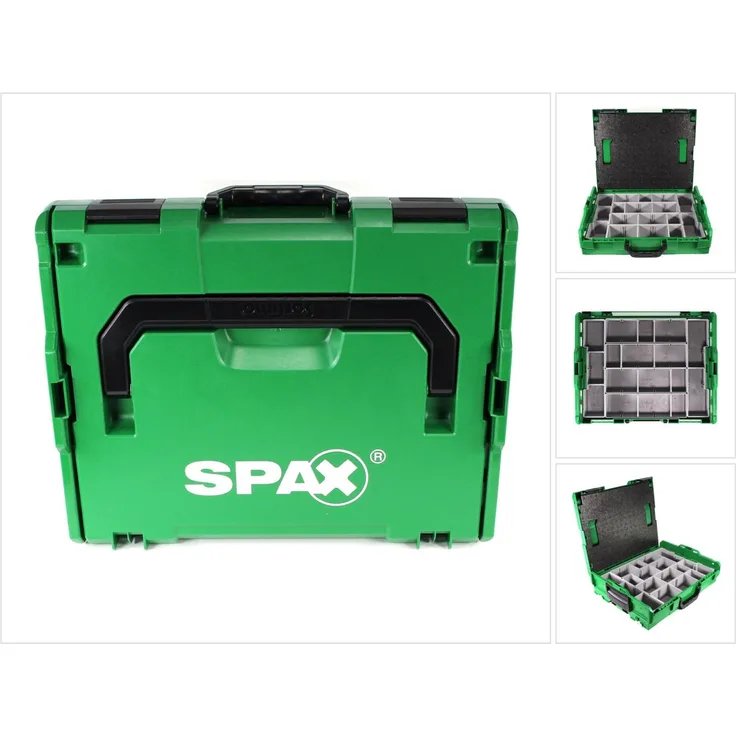 SPAX Montagekoffer Sortimo L-Boxx Aufbewahrungskoffer für Schrauben - ohne Zubehör ( 5000009166019 )
