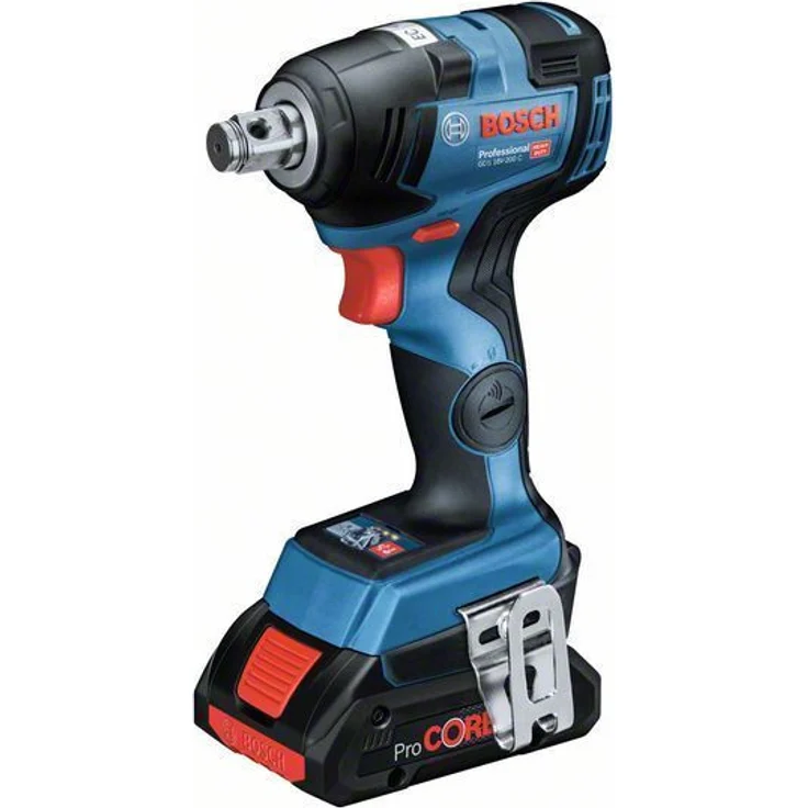 Bosch Professional Akku-Drehschlagschrauber GDS 18V-200 C, mit 2 x Akku ProCORE18V 4.0 Ah, L-BOXX - 06019G4300 – Bild 1