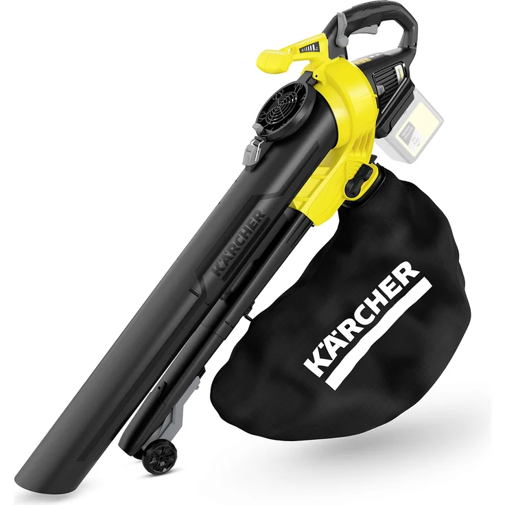 Kärcher Akku-Laubbläser und -sauger BLV 36-240 Battery (Leistung je Akkuladung: 550 qm, Geschwindigkeitsregulierung, Fanksackvolumen: 45 l, Luftgeschwindigkeit: 240 km-h, 4,2 kg Gewicht) – Bild 1
