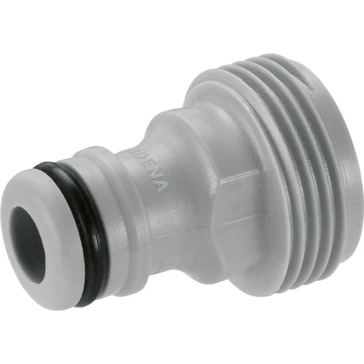 GARDENA Geräteadapter: Steckanschluss an das Original GARDENA System für Bewässerungsgeräte mit Innengewinde, passend für 26.5 mm (G 3-4)-Gewinde, verpackt (2921-20) Bewässerungszubehör – Bild 1