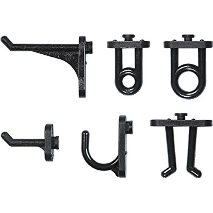 RIBITECH Kit 30 Haken für Panneau de PORTE Outils portattrezzi Hobby und Basteln