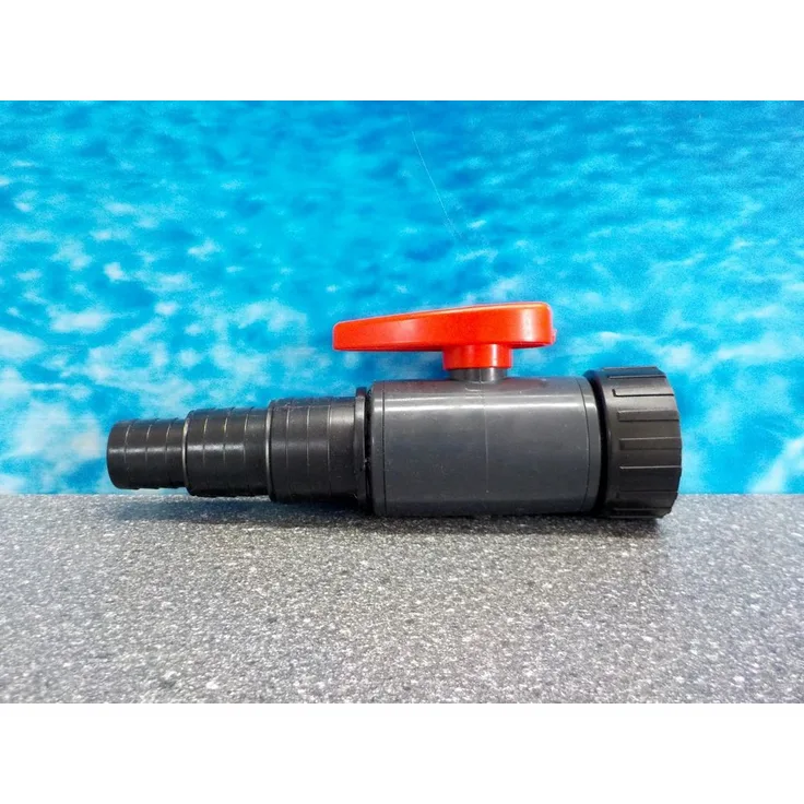 Aquaristikwelt24 Ersatzteil Tülle mit Absperrhahn CPF 20000-50000 Druckteichfilter