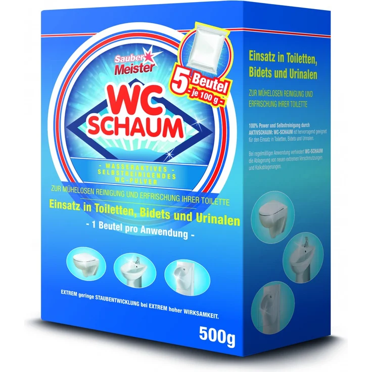 WC-Reinigungsschaum 5 x 100 g – Bild 1