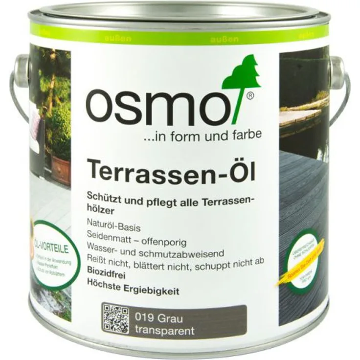 Osmo Terrassen-Öl Grau 0,75 l - 11500141