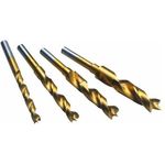 Dremel 636 Holz Bohrer Set, Zubehörsatz für Multifunktionswerkzeug mit 4 Holzbohrer (3,4,5 und 6 mm) zum Bohren in Weich- und Hartholz, Faser -und Spanplatten und Laminate