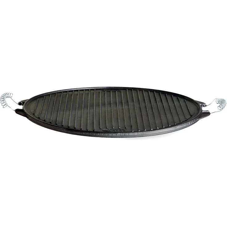 PaellaWorld Grillplatte, Gusseisen, Ø 25 cm, schwarz