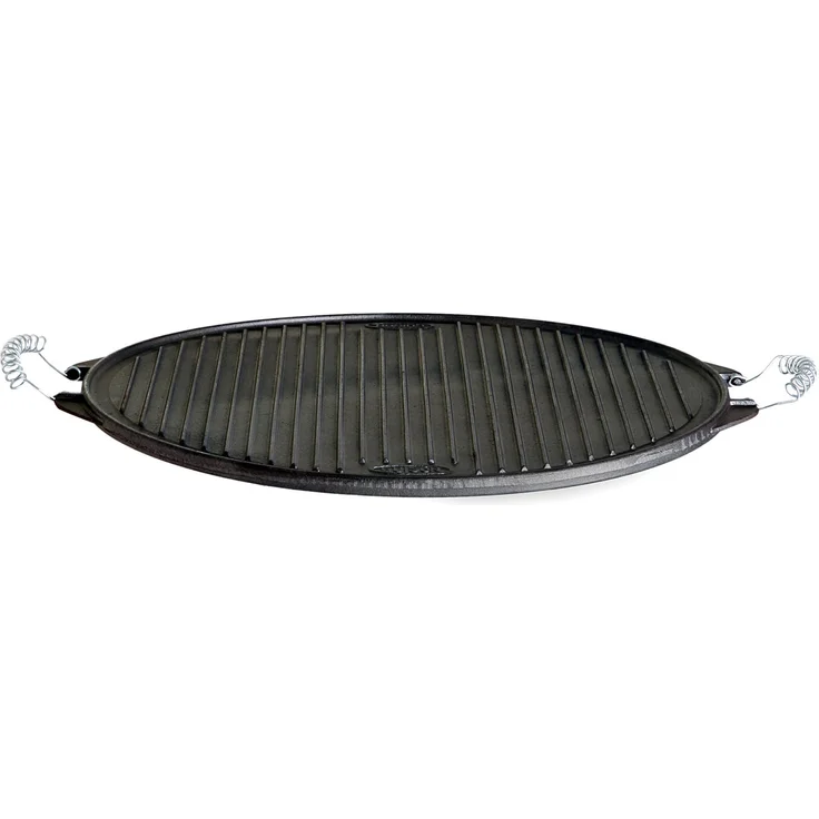 PaellaWorld Grillplatte, Gusseisen, Ø 25 cm, schwarz – Bild 1