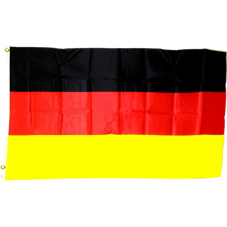 MM Deutschland Fahne-Flagge, mehrfarbig, 250 x 150 x 1 cm, 16116