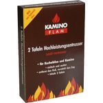KaminoFlam Rußentferner zur Reinigung von Kamin & Kachelofen - Hochleistungs EntRußer für den Kaminofen - Kaminreiniger Platten für Holz & Kohle Ofen