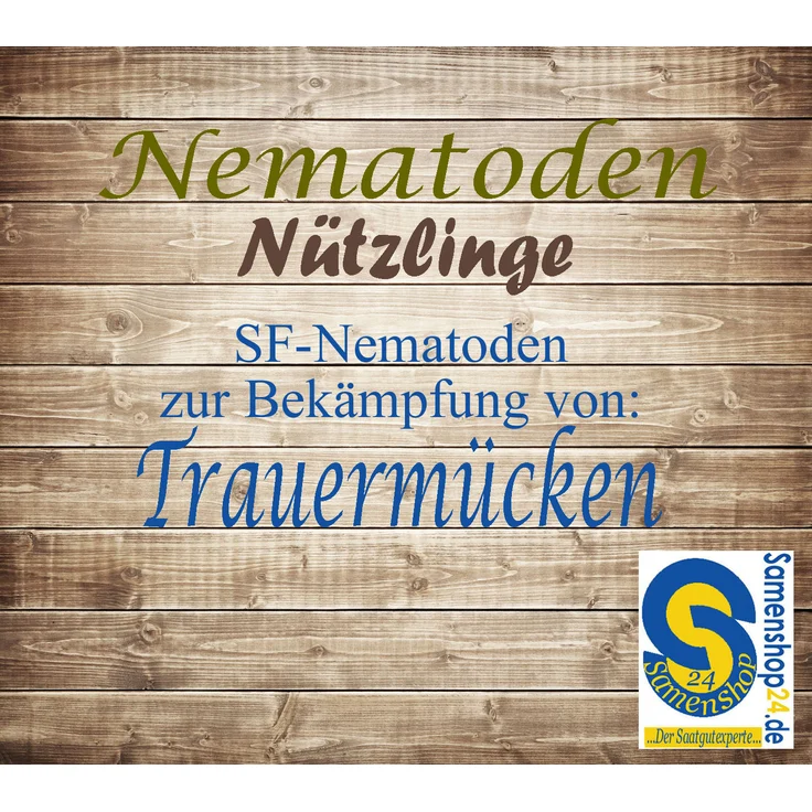 Samenshop24 SF Nematoden zur Bekämpfung von Trauermücken 6 Mio – Bild 1
