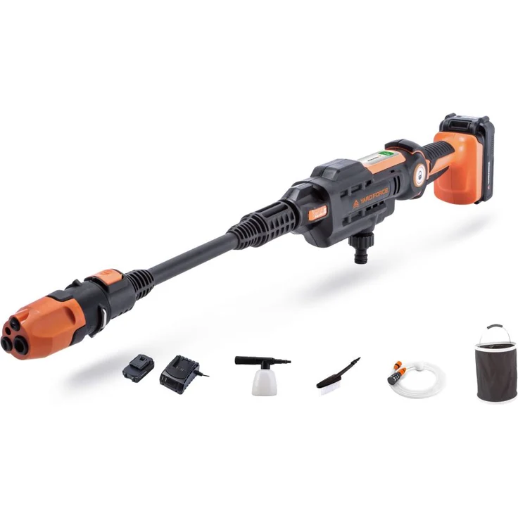 Yard Force AquaJet Akku-Hochdruckreiniger LW C02 für Bewässerung, Reinigung und Desinfektion, 20V - 2,5 Ah, max. 22 bar Druck, Durchflussmenge 180 L-h mit Faltbarer Eimer – Bild 2