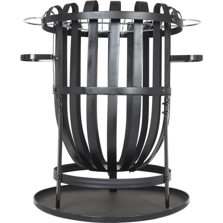 RedFire Vancouver, schwarz, chrome plated grill, 40x40x56 cm, 85016