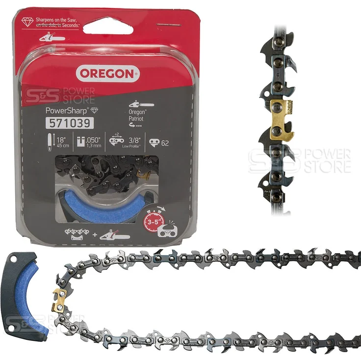 Oregon PowerSharp Sägekette für CS 1500 PS 62 TG 3-8'' 1,3 mm