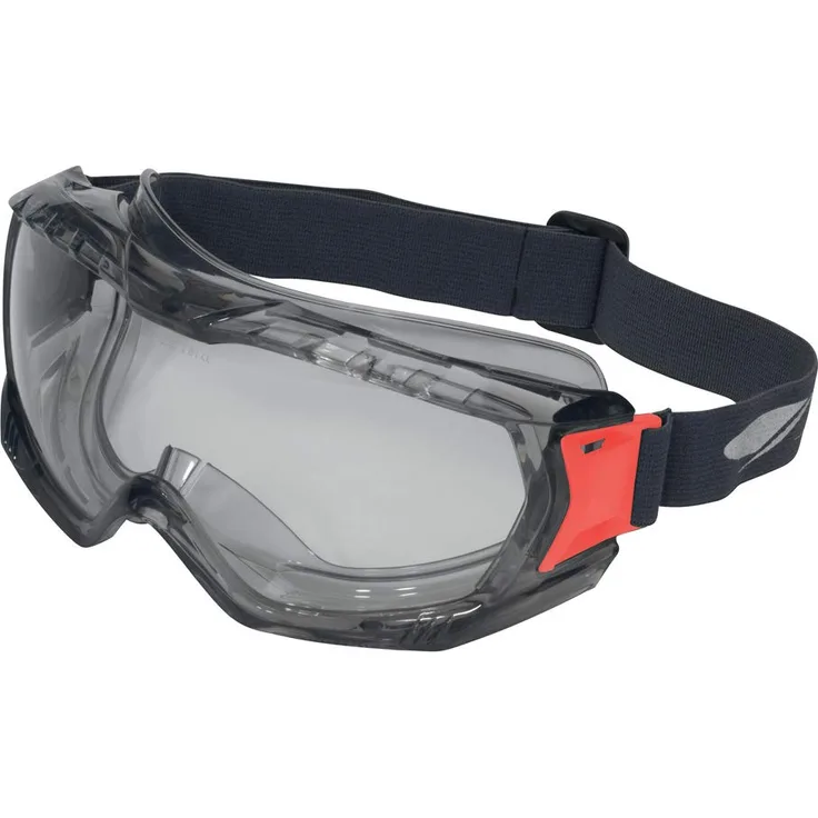 JSP 2STONEV23C Stone KN UV400 Light Grey Translucent PVC Frame Clear Lens Goggle, AS/AF Coating, 5 Stück