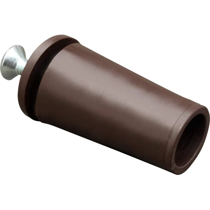 Schellenberg 10258 Set von 4 Kappen aus Kunststoff für Rolladen, braun, 39 mm