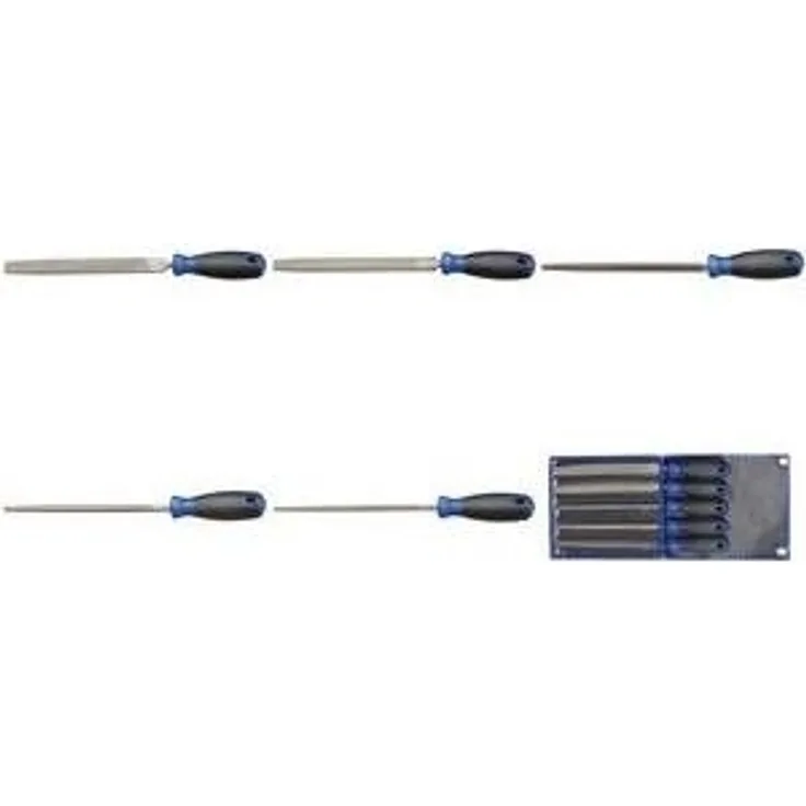 Heyco-Heytec 50816800500 Werkstatt-Feilensatz 5-teilig 8'' - 200 mm